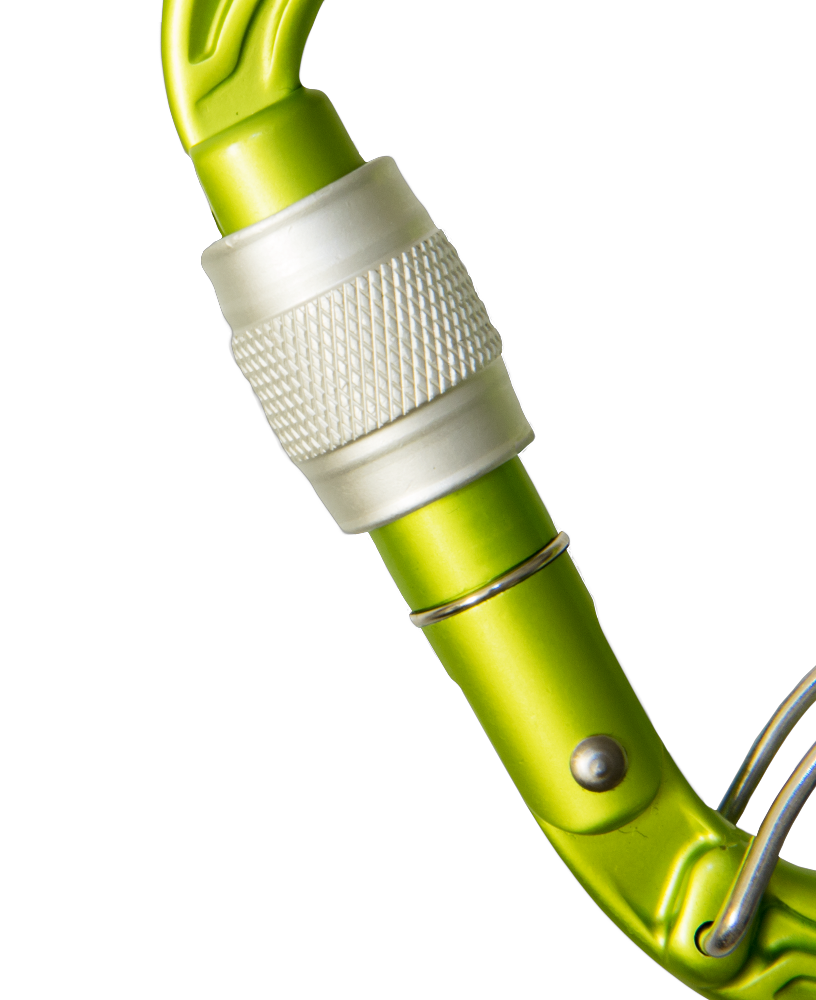 Edelrid HMS Bulletproof Screw FG - Stahleinsatz | Drahtbügel | Keylock | 25kN