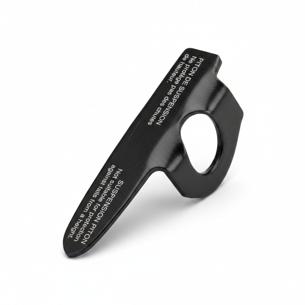 Petzl LIVANOS - Felshaken Messerhaken | Verchromter Stahl | 4/6/8/10cm | Granit