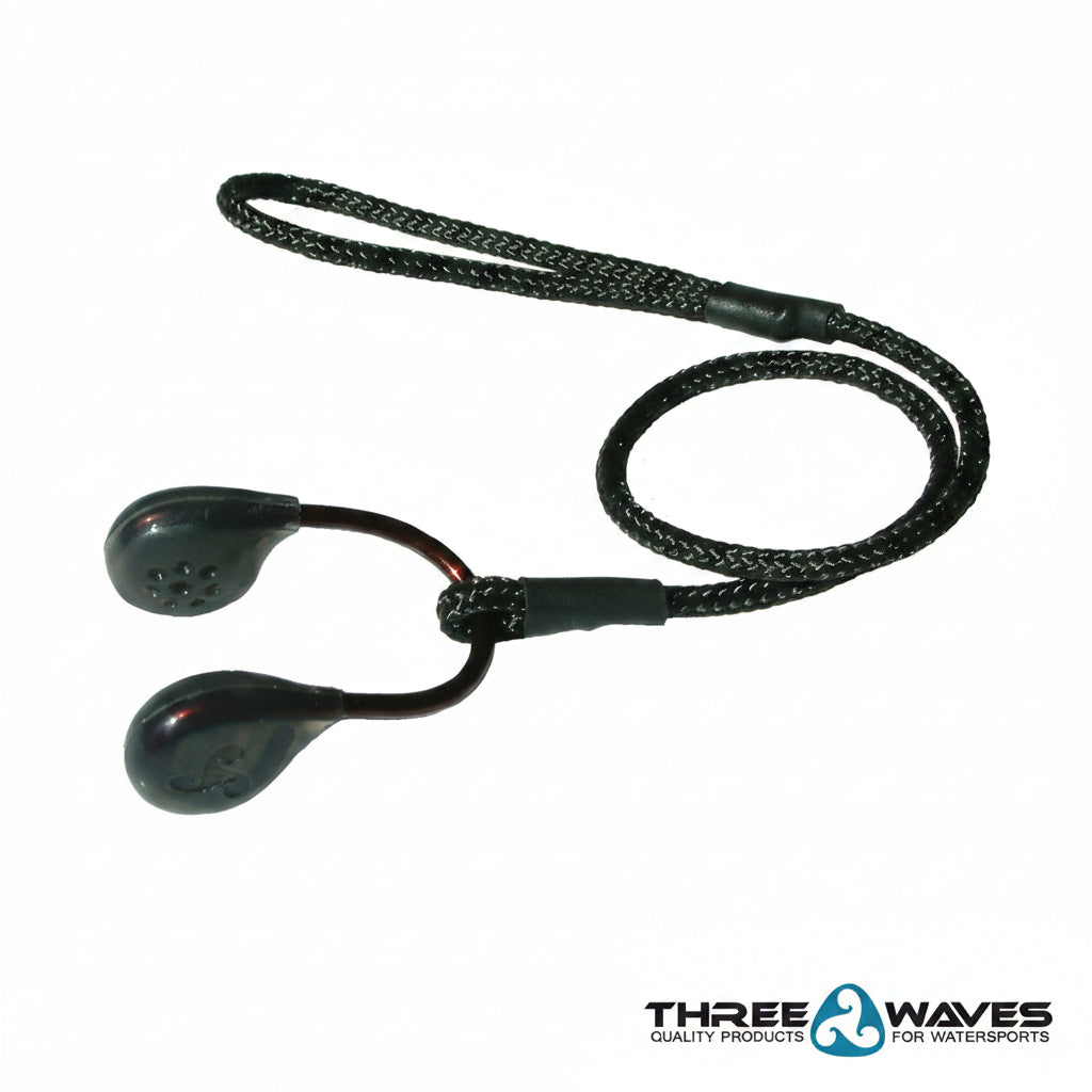threeWaves Nasenklemme - Professionelle Nasenklammer | Handgefertigt | 5,9g | inkl. Helmhalteclip