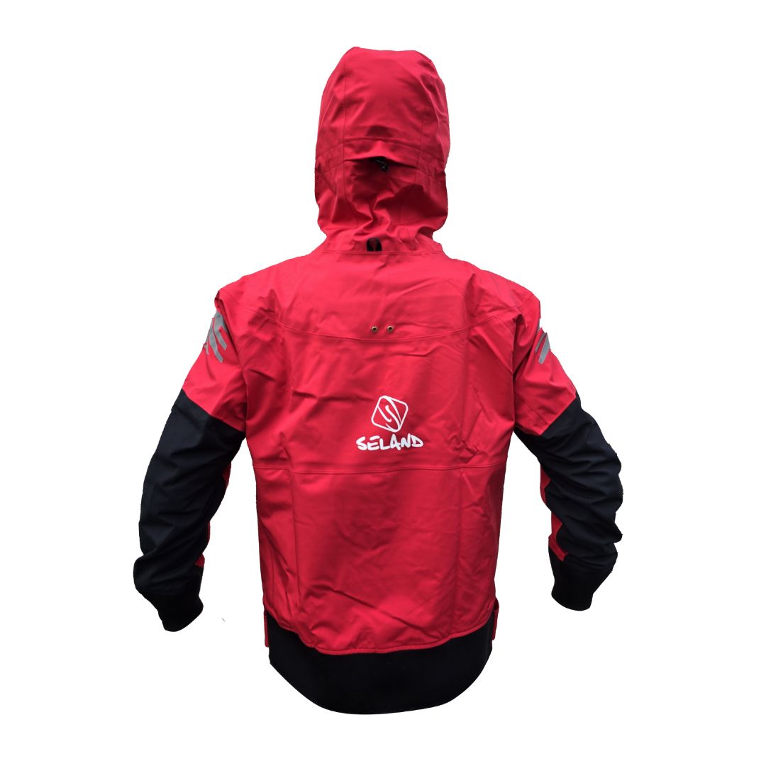 Seland MULTISPORT JACKET - Wasserdichte atmungsaktive Canyoning-Jacke | 3-Lagen | Rot
