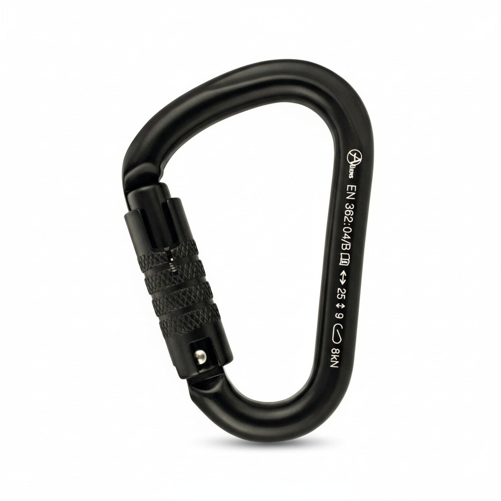 Aliens HMS Karabiner Classic Trilock - Automatischer Verschluss | 25kN | 93g