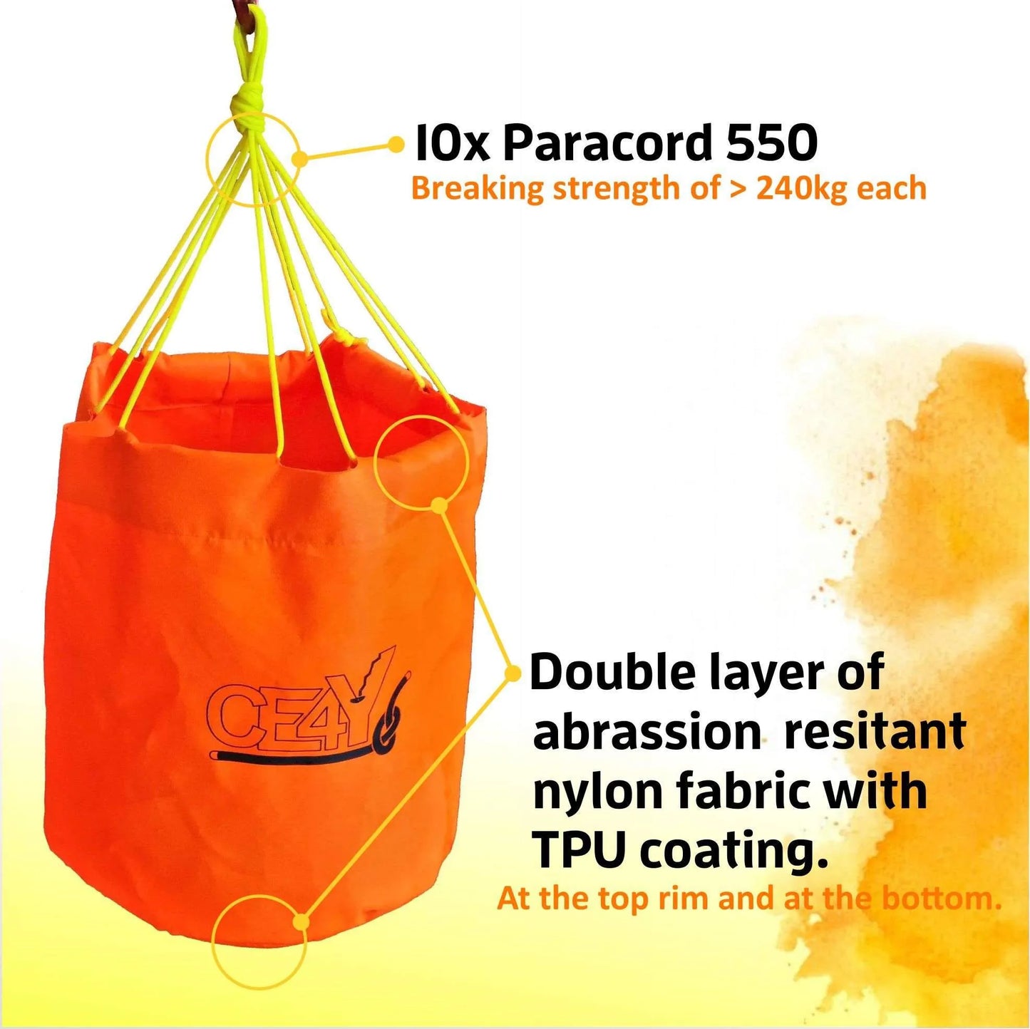 CE4Y Floating Bag - Treibanker für Canyoning | 25L | Swiss Made