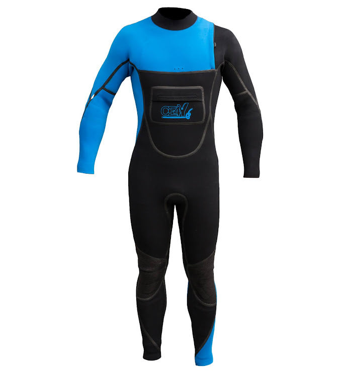 CE4Y FLUAZ Canyoning-Neoprenanzug Herren 5/4mm