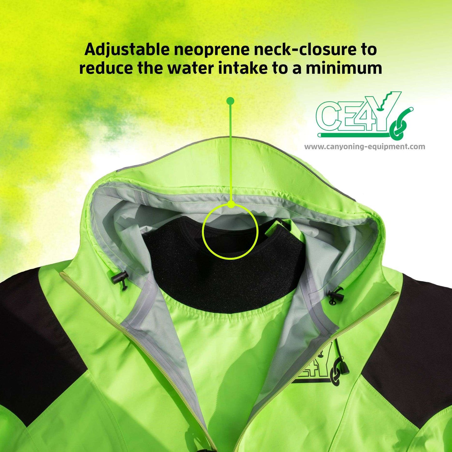CE4Y Shield Jacket - Canyoning-Schutzjacke | 3-Lagen XT-Gewebe | 20.000mm