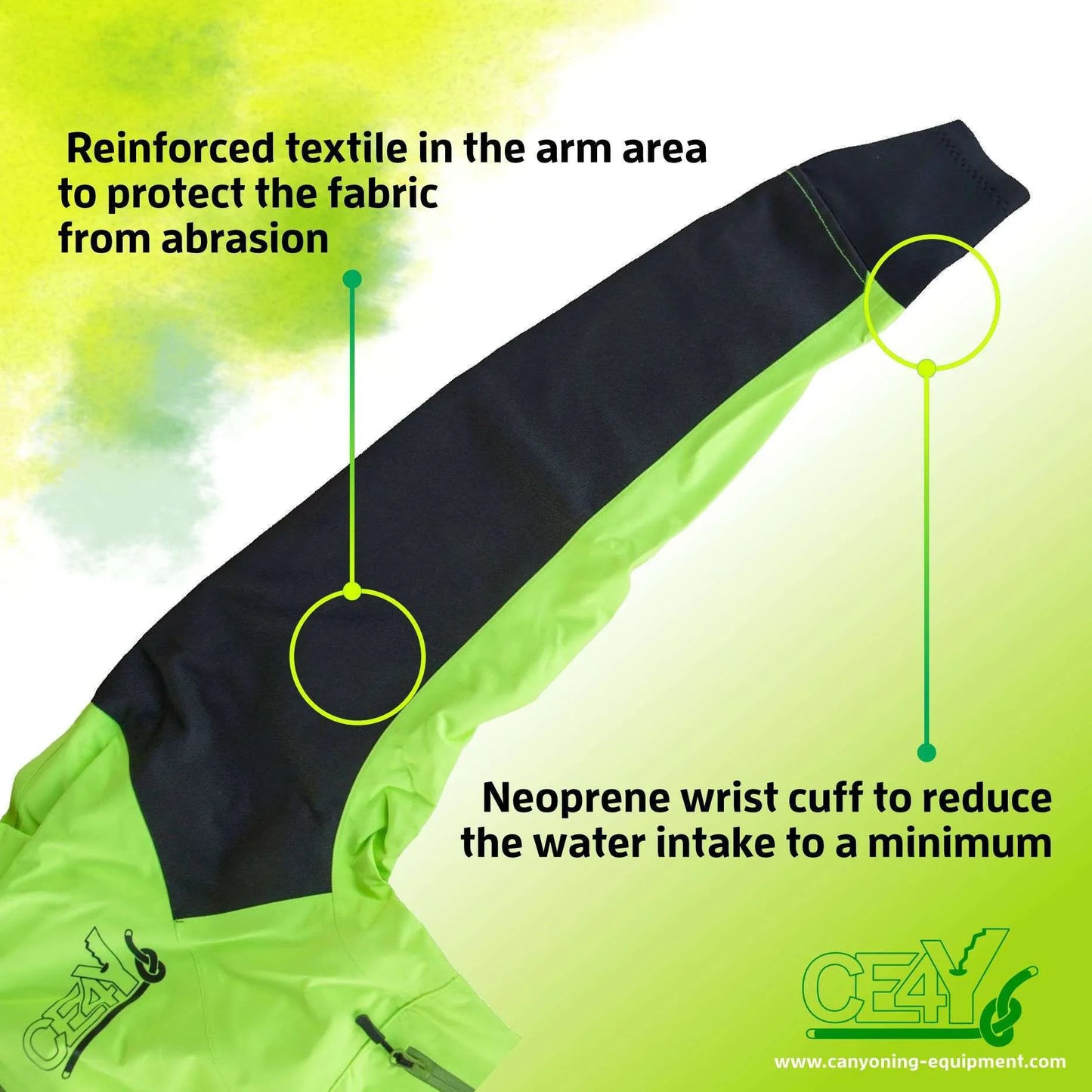 CE4Y Shield Jacket - Canyoning-Schutzjacke | 3-Lagen XT-Gewebe | 20.000mm