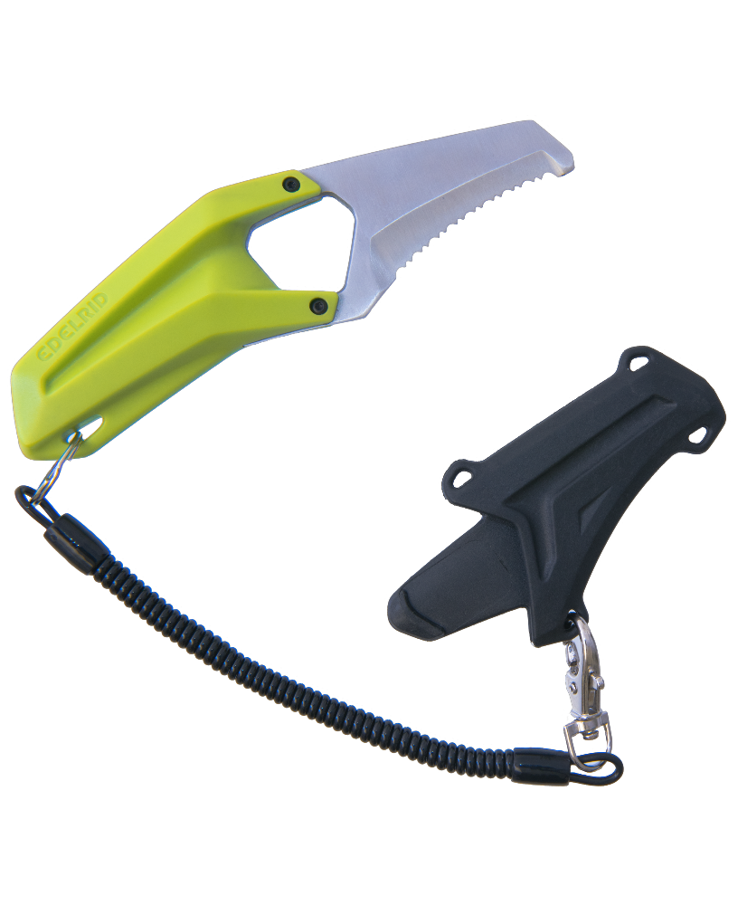 Edelrid Rescue Canyoning Knife - Rettungsmesser | Wellenschliff | Holster