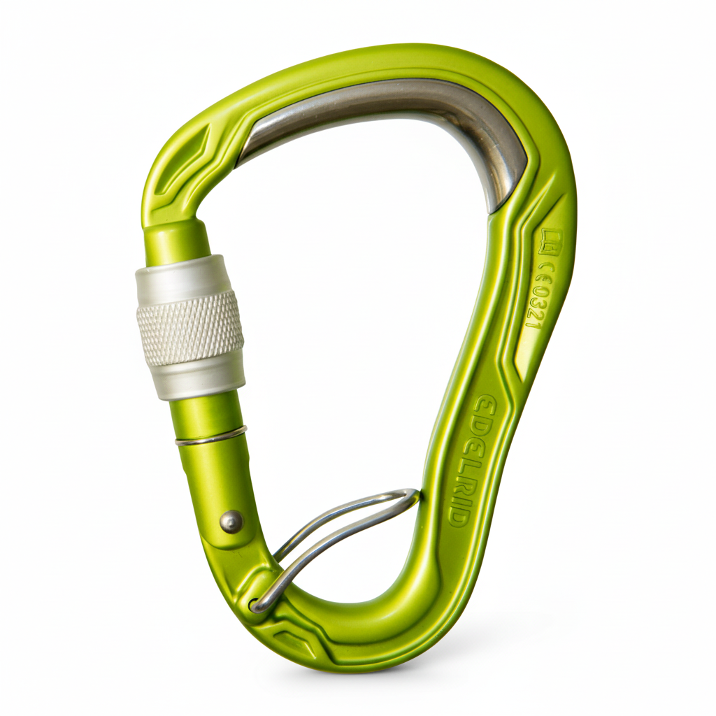Edelrid HMS Bulletproof Screw FG - Stahleinsatz | Drahtbügel | Keylock | 25kN