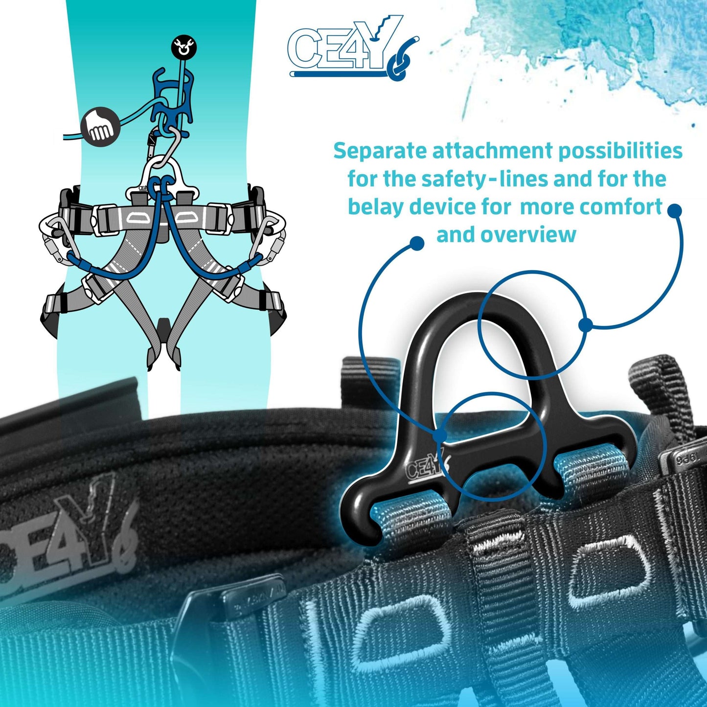 CE4Y Comfy Canyon Harness V2 - Canyoning Gurt