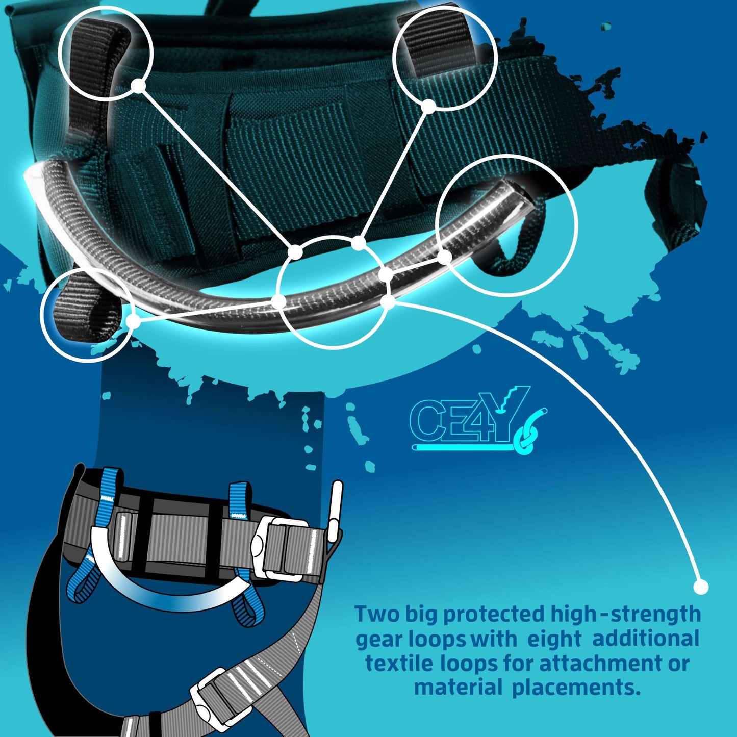 CE4Y Comfy Canyon Harness V2 - Canyoning Gurt