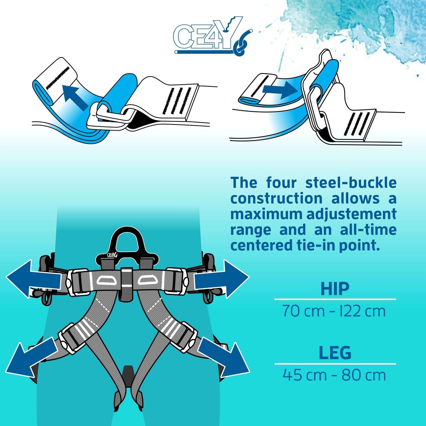 CE4Y Comfy Canyon Harness V2 - Canyoning Gurt