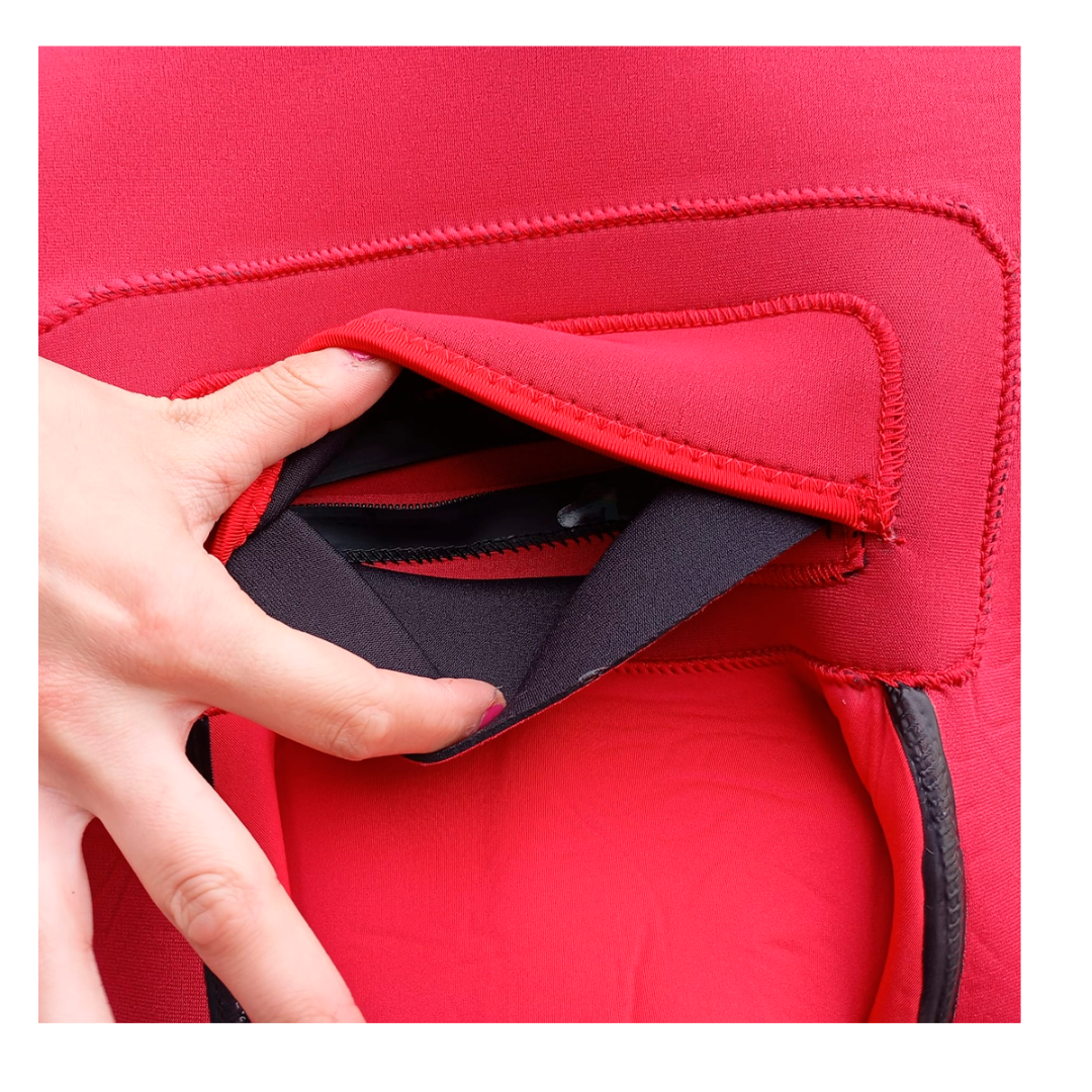 Seland Iguazú Canyoninganzug Herren 6/5/4mm schwarz/rot