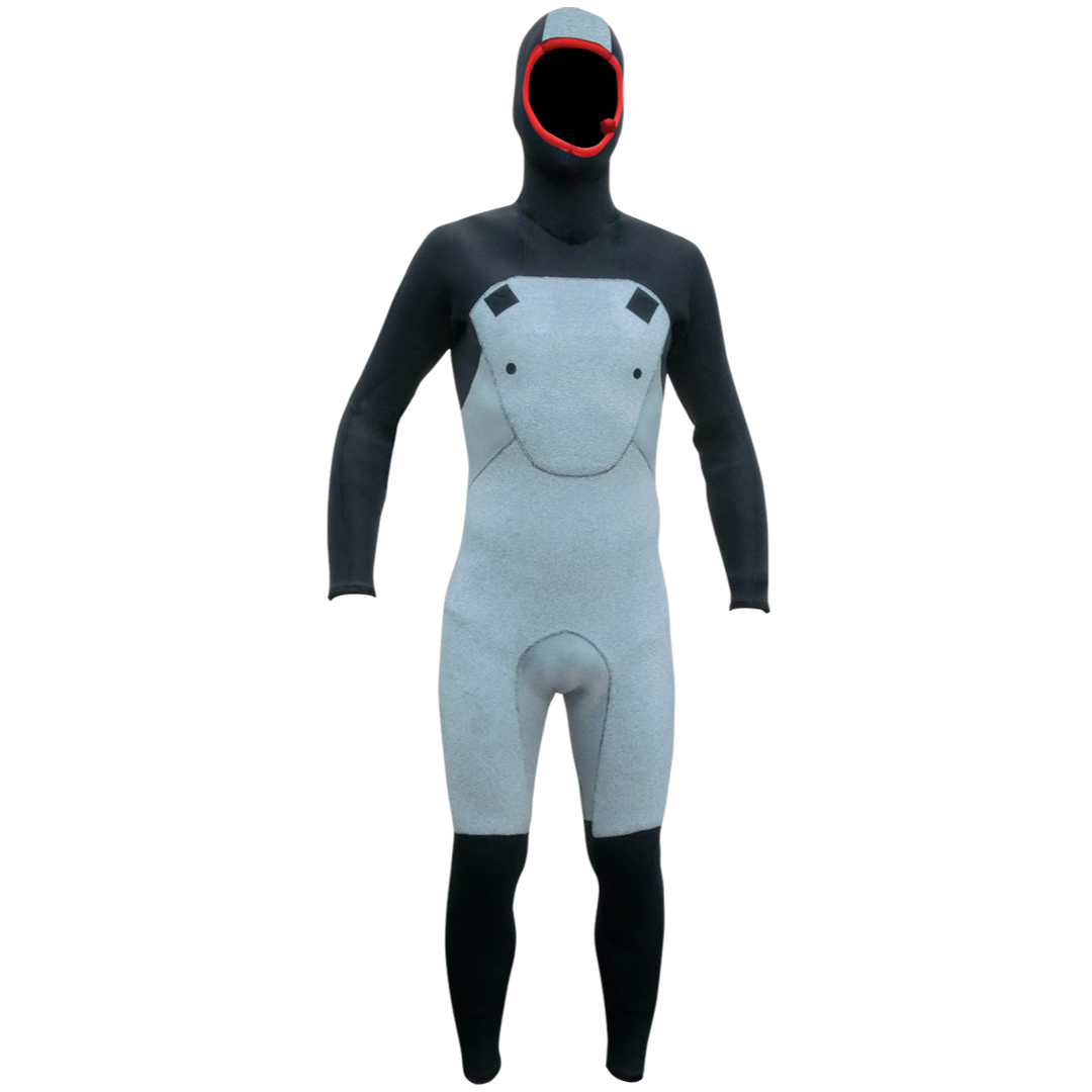 Seland Iguazú Canyoninganzug Herren 6/5/4mm schwarz/rot