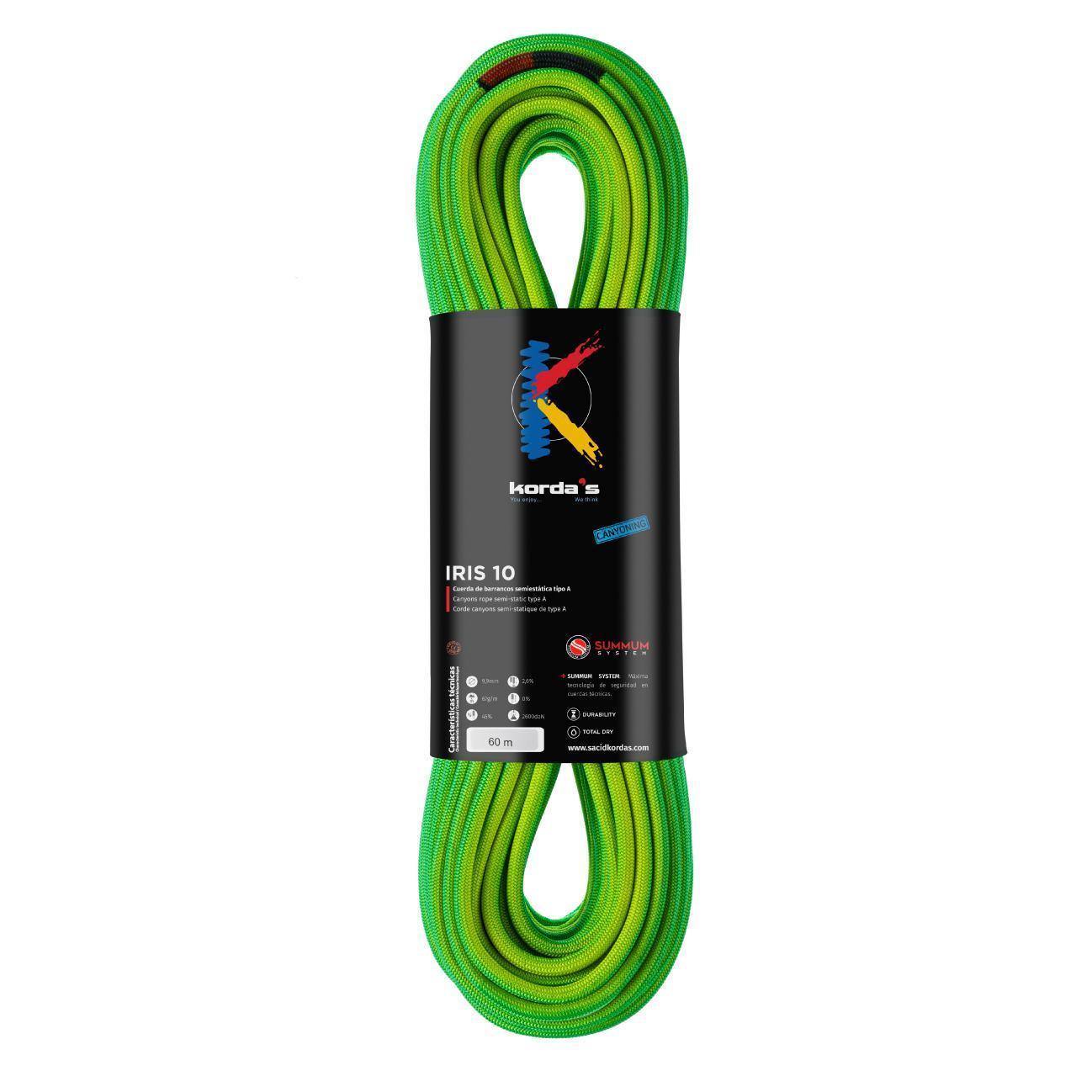 Kordas Iris 10mm Typ A - Meterware | Preis/10m | mind. 30m