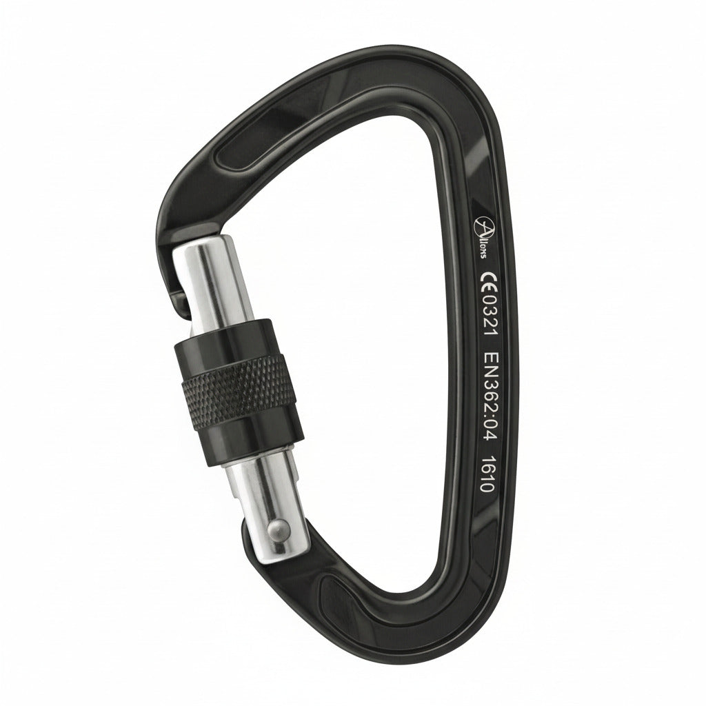 Aliens D Screw Classic Karabiner - Leichter D-Karabiner | 24kN | 47g