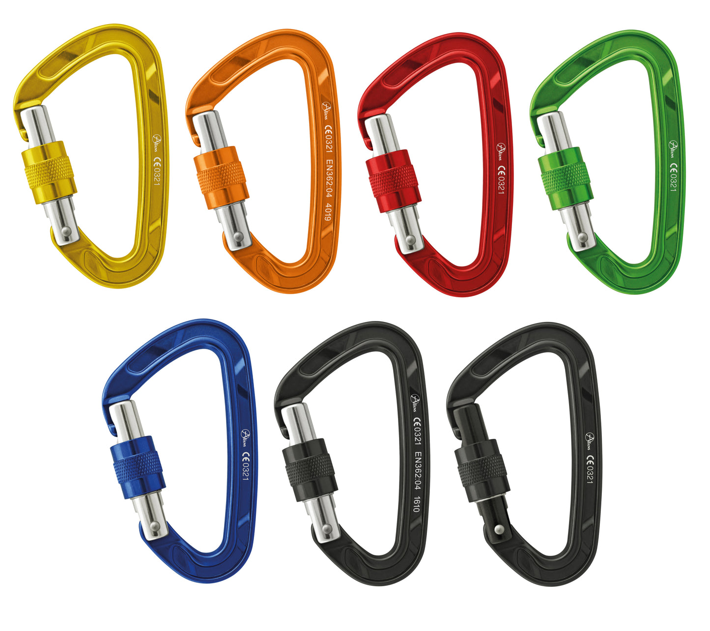 Aliens D Screw Classic Karabiner - Leichter D-Karabiner | 24kN | 47g