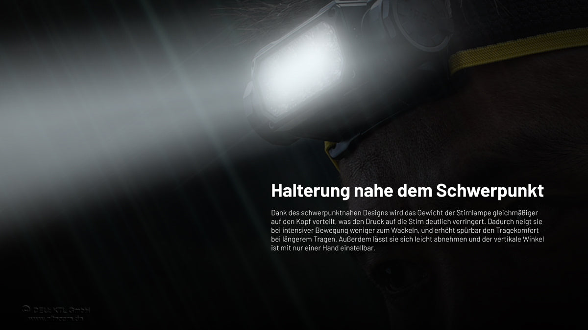 Nitecore HC65 UHE - Stirnlampe 2000 Lumen | 3 Lichtquellen | USB-C