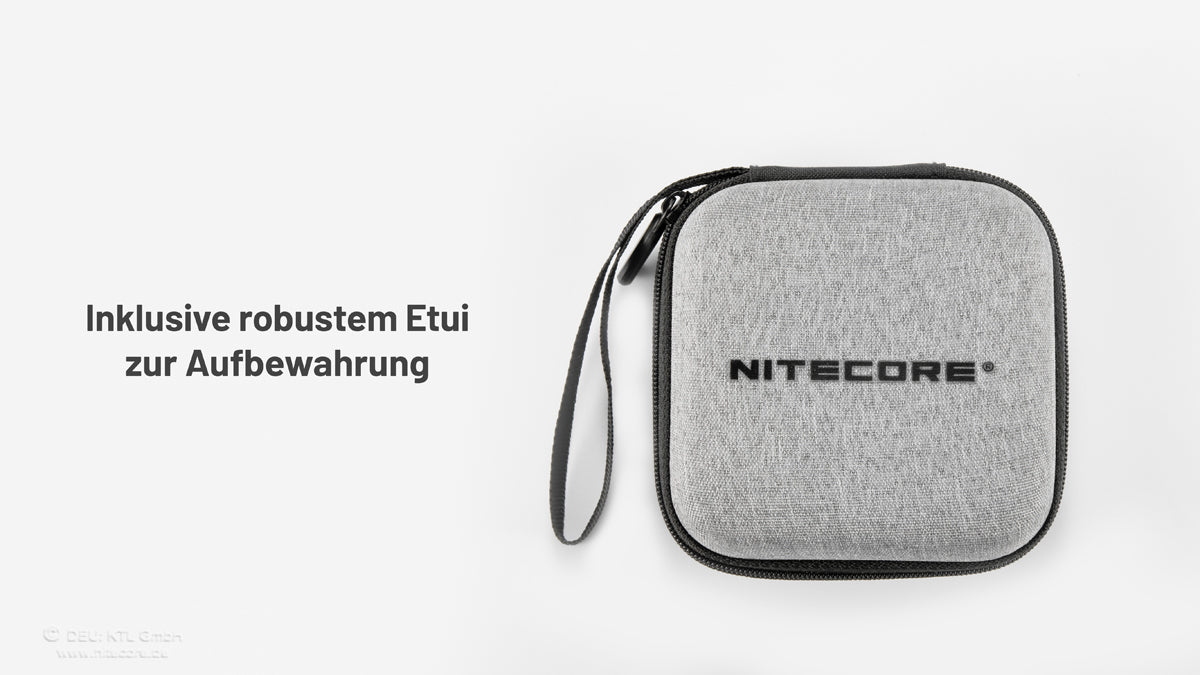 Nitecore HC65 UHE - Stirnlampe 2000 Lumen | 3 Lichtquellen | USB-C