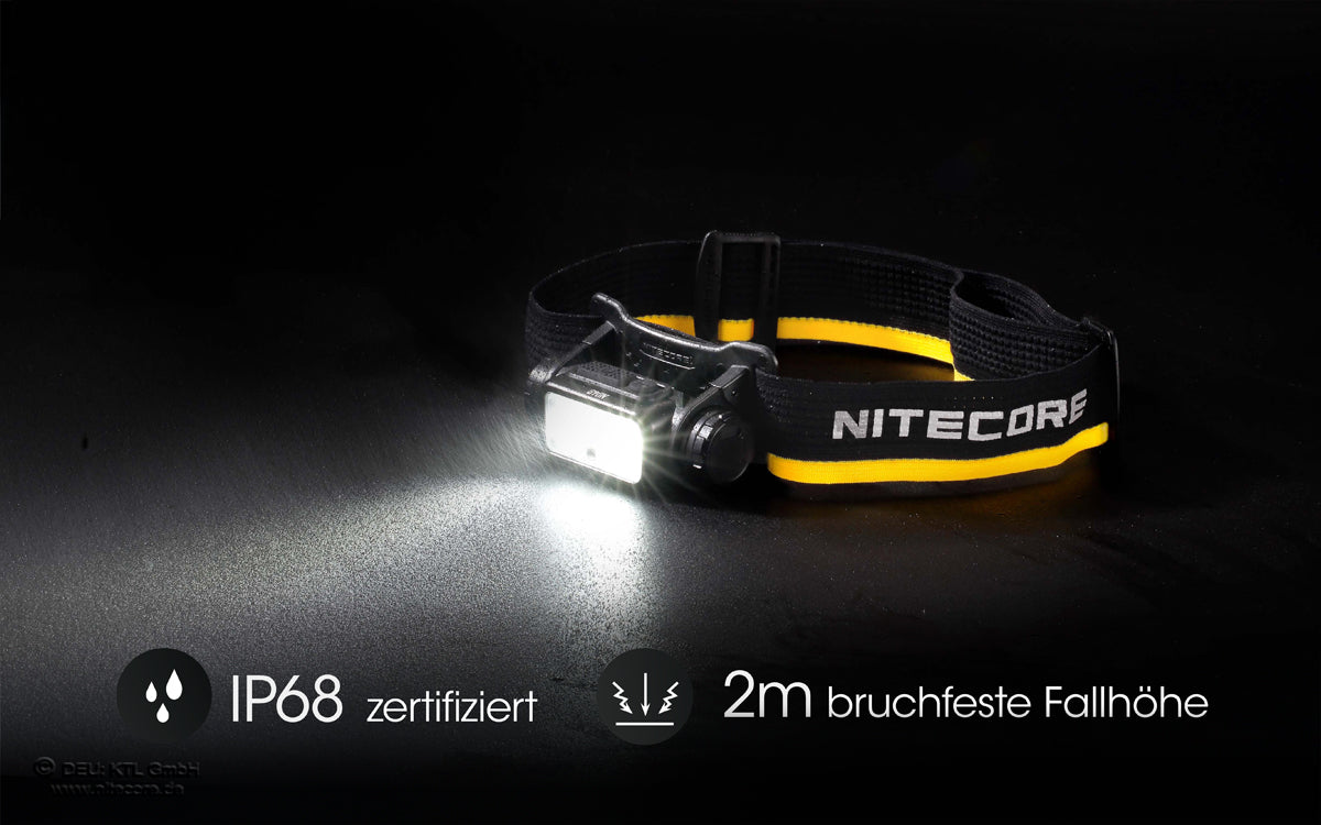 Nitecore NU40 - Stirnlampe 1000 Lumen | USB-C | Akku 2600mAh