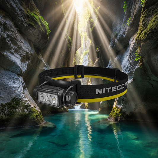 Nitecore NU40 - Stirnlampe 1000 Lumen | USB-C | Akku 2600mAh