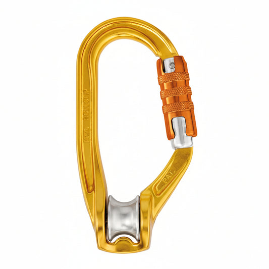Petzl ROLLCLIP A Triact-Lock - Karabiner mit Seilrolle | 115 g