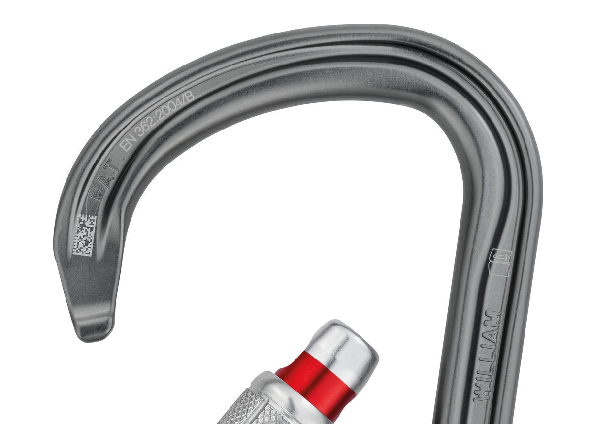 Petzl WILLIAM SCREW-LOCK schwarz - HMS-Karabiner