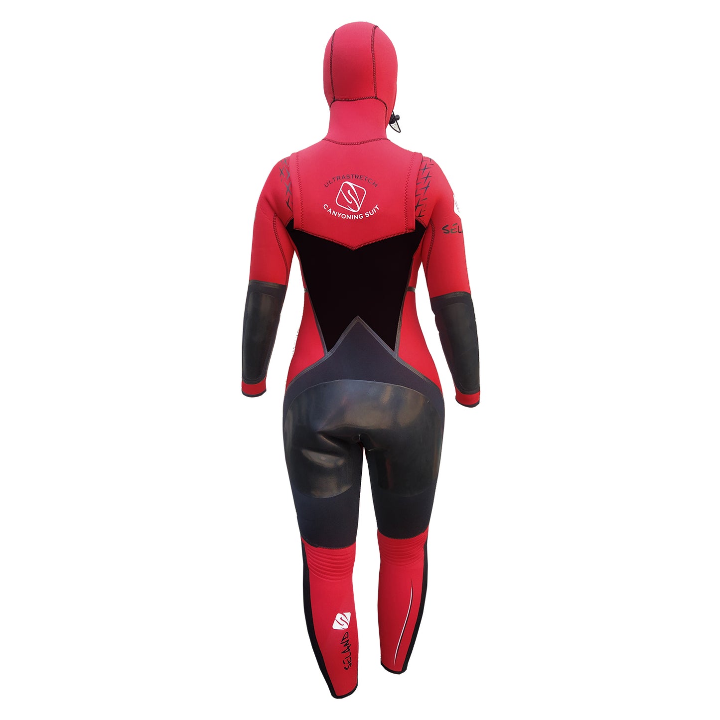 Seland Soffia Canyoninganzug Damen 6/5/4mm schwarz/rot