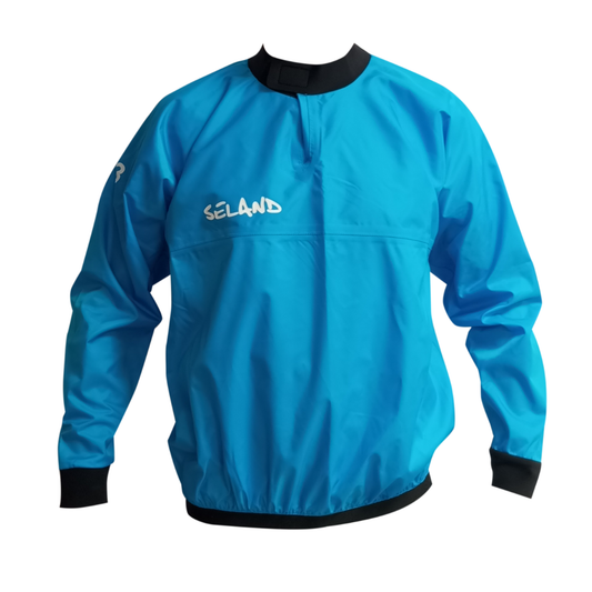 Seland Waterproof Jacket - Wasserdichte Canyoning-Jacke | Neopren-Manschetten | Blau