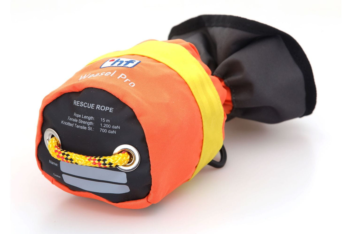 Wurfsack °hf Weasel Pro - Rettungsgerät | 15m Kernmantelseil 9mm | 600g