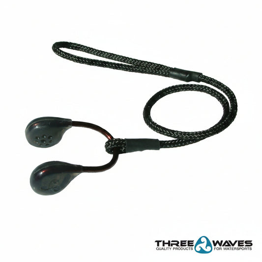 threeWaves Nasenklemme - Professionelle Nasenklammer | Handgefertigt | 5,9g | inkl. Helmhalteclip